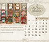 Flat Note Calendars 2025 Month Overlays