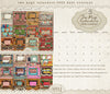 Two Page Calendars 2023 Month Overlays