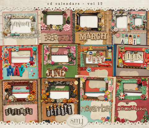 CD Case Calendars Vol 12