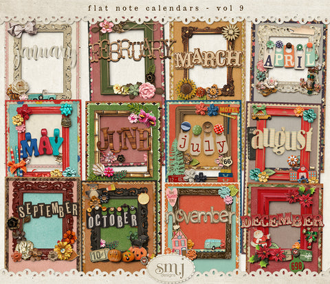 Flat Note Calendars Vol 9