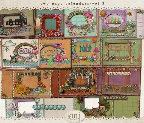 Two Page Calendars Vol 3