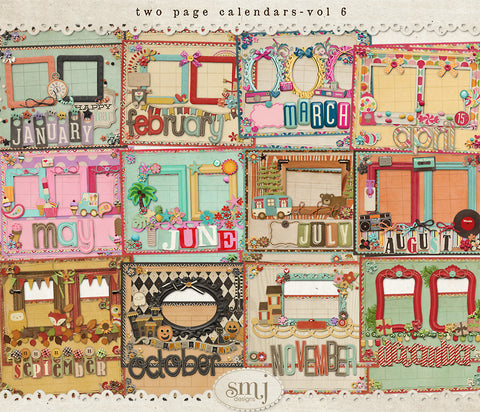 Two Page Calendars Vol 6