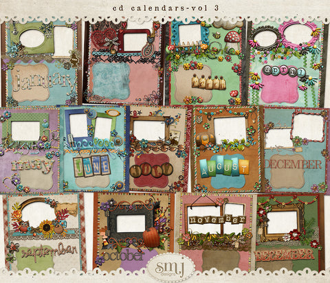 CD Case Calendars Vol 3