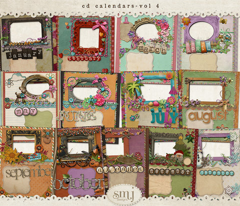 CD Case Calendars Vol 4