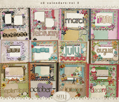 CD Case Calendars Vol 5