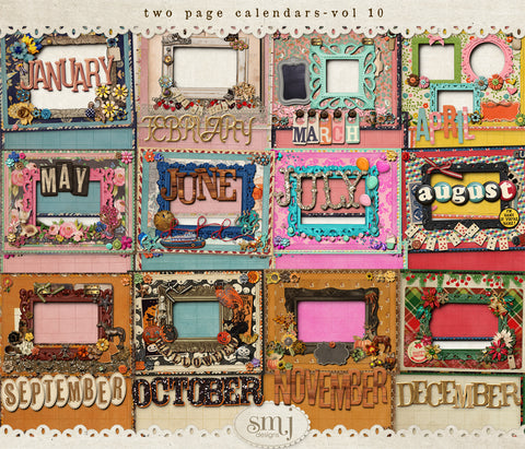 Two Page Calendars Vol 10