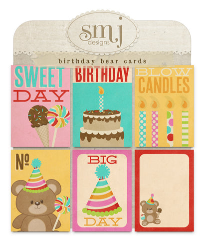 Birthday Bear Cards