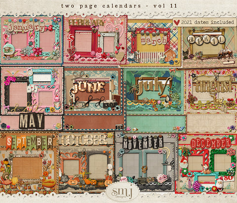 Two Page Calendars Vol 11