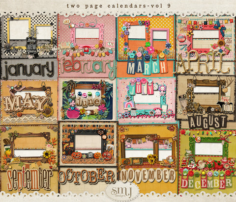 Two Page Calendars Vol 9
