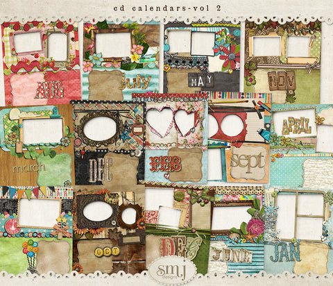 CD Case Calendars Vol 2