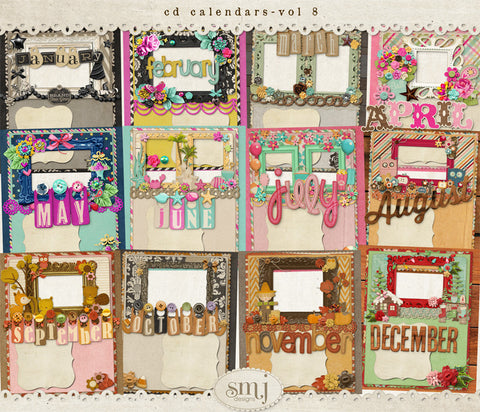 CD Case Calendars Vol 8