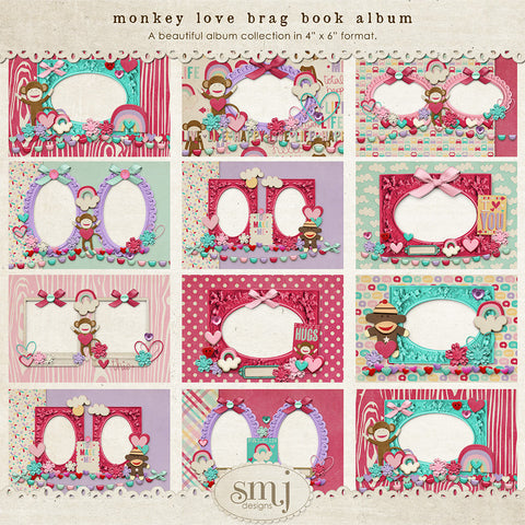 Monkey Love Brag Book Album