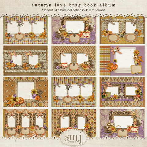 Autumn Love Brag Book Album