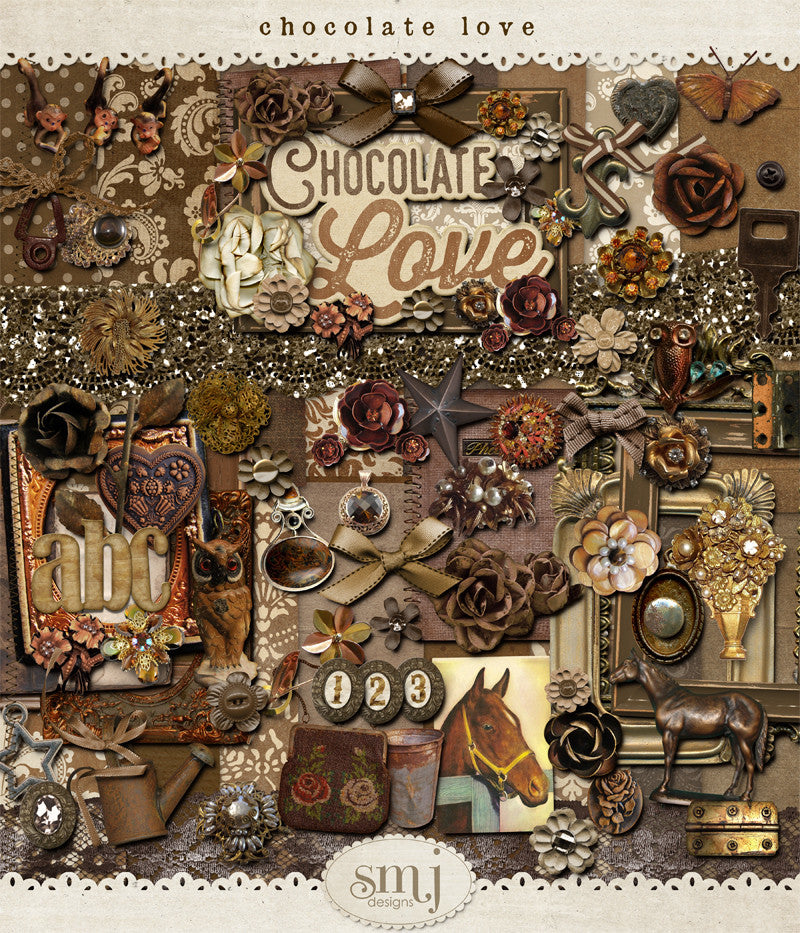 Chocolate Love | Shabby Miss Jenn Designs