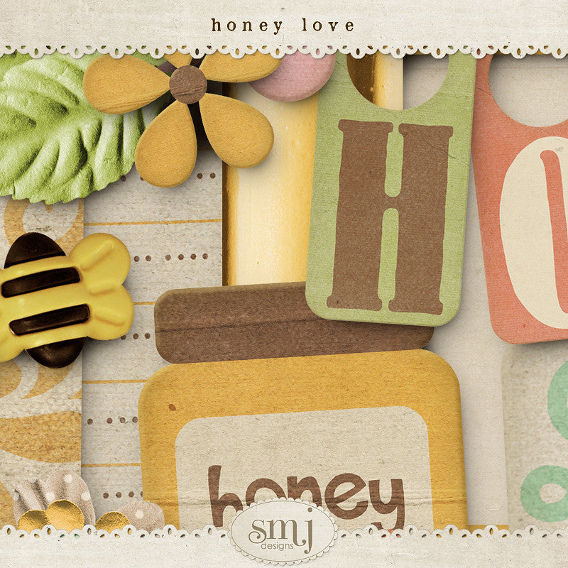 Honey Love  Shabby Miss Jenn Designs