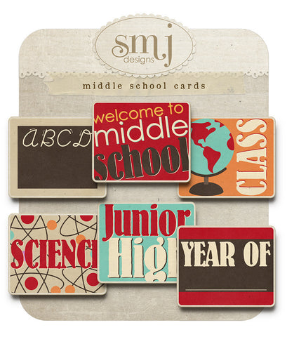 Middle School Cards