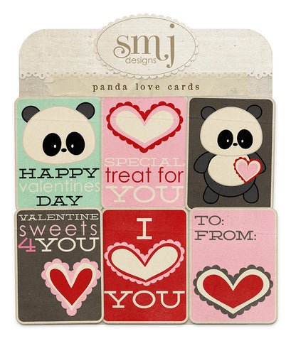 Panda Love Cards
