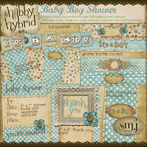 Shabby Babies ~ Shower ~ Boy