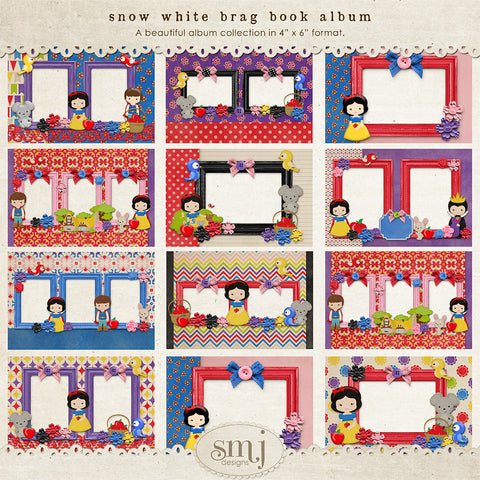 Snow White Brag Book Album