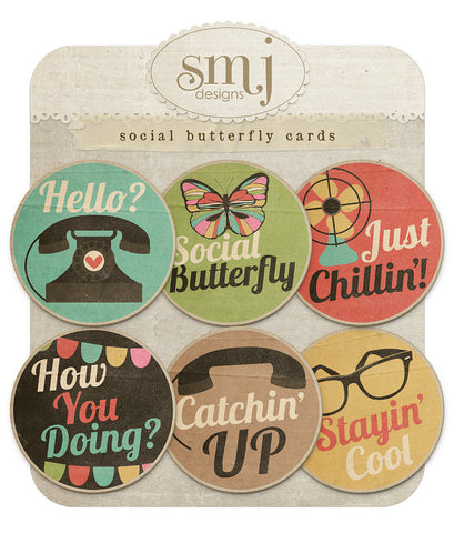 Social Butterfly Cards