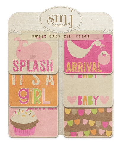 Sweet Baby Girl Cards