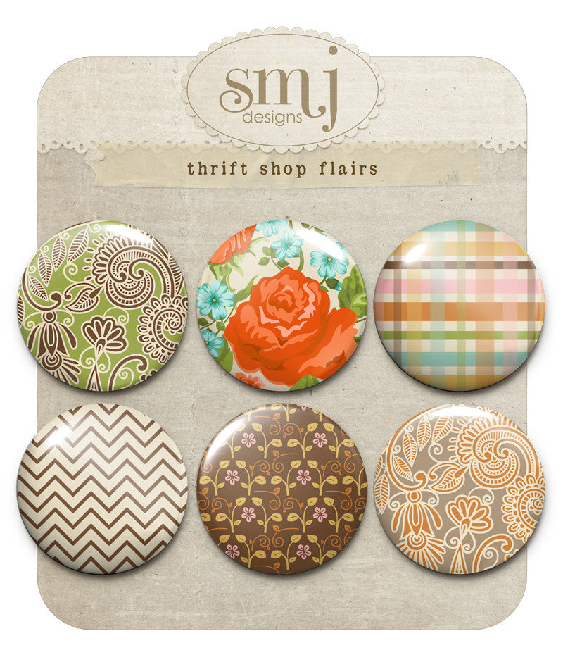 Thrift Shop Flairs | Shabby Miss Jenn Designs